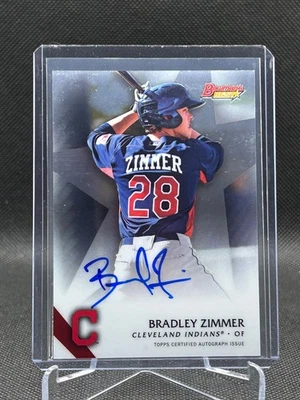 Bradley Zimmer 2015 Bowman's Best Autograph - Tarjeta automática #B15-BZ Foto 1 de 2