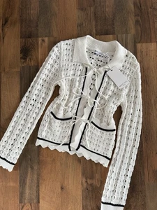 Brave Soul knit tie front cardigan size XS Bnwt - Picture 1 of 4