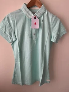 Musto Top Size 10 New Green Short Sleeve Fitted Polo Casual - Picture 1 of 7