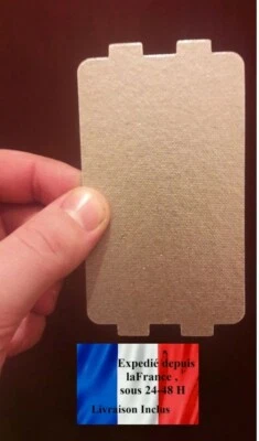 mica protection plate, microwave guide cover 64mm x 107mm - Image 1 of 3