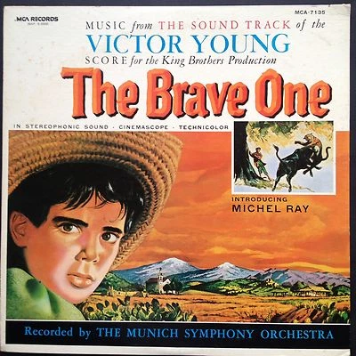 Victor Young THE BRAVE ONE Film Soundtrack LP Elsa Cárdenas • Michel Ray JAPAN - Image 1 of 4