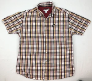 Ecko Unltd Unlimited Shirt Men's XL Plaid Short Sleeve Woven Skater VTG Y2K - Picture 1 of 12