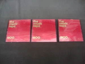 3 Vintage 60s Music Tapes by Capitol 7" Reel To Reel w Hard Storage Cases 1800' - Picture 1 of 9