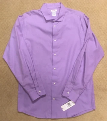 NUEVO CON ETIQUETAS $30 Camisa Izod Algodón Poli Manga Larga Púrpura Junior Niños XL (18/20) Foto 1 de 4