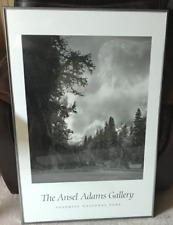 1968 Ansel Adams Gallery YOSEMITE NATIONAL PARK Winter Framed 36" X 24" Picture