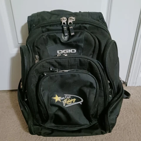 OGIO StarCom Racing Team Backpack Issued Racing Motorsports NASCAR Houff Cope Cover