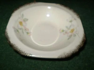 AMERICAN LIMOGES FLORAL BERRY BOWL - Picture 1 of 4