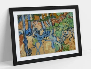 VINCENT VAN GOGH "RAÍCES DE ÁRBOLES" -IMAGEN DE ARTE MURAL ENMARCADA- PINTURA FAMOSA - Imagen 1 de 10