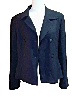 Vintage Guess Collection Blazer Sport Coat Black Size 8 - Image 1 of 4