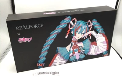 Topre REALFORCE GX1 Hatsune Miku Japanese Rayout TenKeyless KB0771 JAPAN NEW - Image 1 of 4