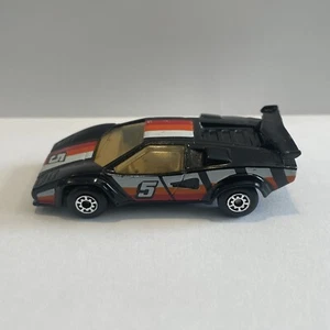 Vintage✨ 1985 MATCHBOX Black Die Cast #5 Lamborghini Countach !!️ LP-500 - Bild 1 von 6