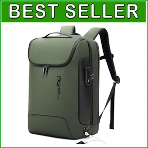 Waterproof Tech Backpack with Smart Lock & Fast Charging for Adventurous Adults - Picture 1 of 9