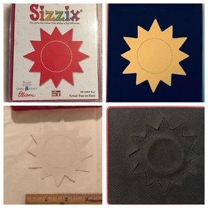 Sizzix Die Beach Large Sun Diecut Beach Card-making Ocean Vacation Scrapbooking - Picture 1 of 12