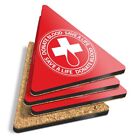 4x Triangle Coasters - Blood Donation Sign Medical #4922