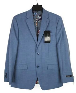 Sean John Men's Classic-Fit Stretch Suit Jacket Blue Solid 36S NWT - Picture 1 of 4