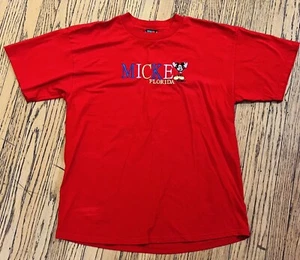 Vintage 90er Jahre Mickey Mouse T-Shirt Größe XL bestickt Disney - Bild 1 von 9