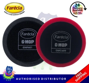 Farecla GMF601 Finishing Polish Foam 6" Black + GMC609 Red Foam 6" (150mm) - Picture 1 of 7