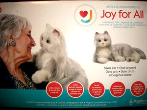 Ageless Innovation Joy For All Companion Cat Silver & White - A7594 - Picture 1 of 6