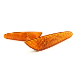 Pair Front Left & Right Bumper Side Marker Light For 03-06 Mercedes W211 E-Class - Picture 1 of 6