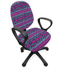 Snakeskin Print Office Chair Slipcover Glam Colors Skin