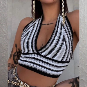 Top donna in Filo maglia sexy corto sportivo canotta sottogiacca nuovo 225 - Foto 1 di 8