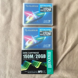 DATA CATRIDGE DAT72 170M 36GB + 150M 20 GB NEU in Folie - Bild 1 von 3