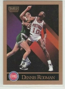 1990-91 Skybox Dennis Rodman #91 Basketball Card Ex-nMint - Picture 1 of 2