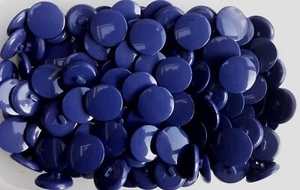 25mm 40L Blue Violet Purple Polished Shank Coat Jacket Button Buttons (W16A) - Picture 1 of 1