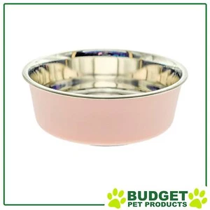 Loving Pets Bella Bowl Non Skid Stainless Steel Plain For Dogs 750mL - Picture 1 of 1