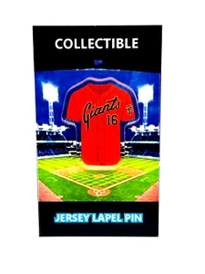 Spilla da bavero in maglia San Francisco Giants Nick Ahmed - NUOVA classica da collezione - Foto 1 di 1