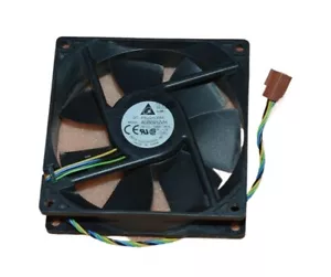 HP P/N 372651-001 Delta AUB0912VH 9cm 90mm 9225 DC 12V 0.60A 4-pin pwm fan - Picture 1 of 3