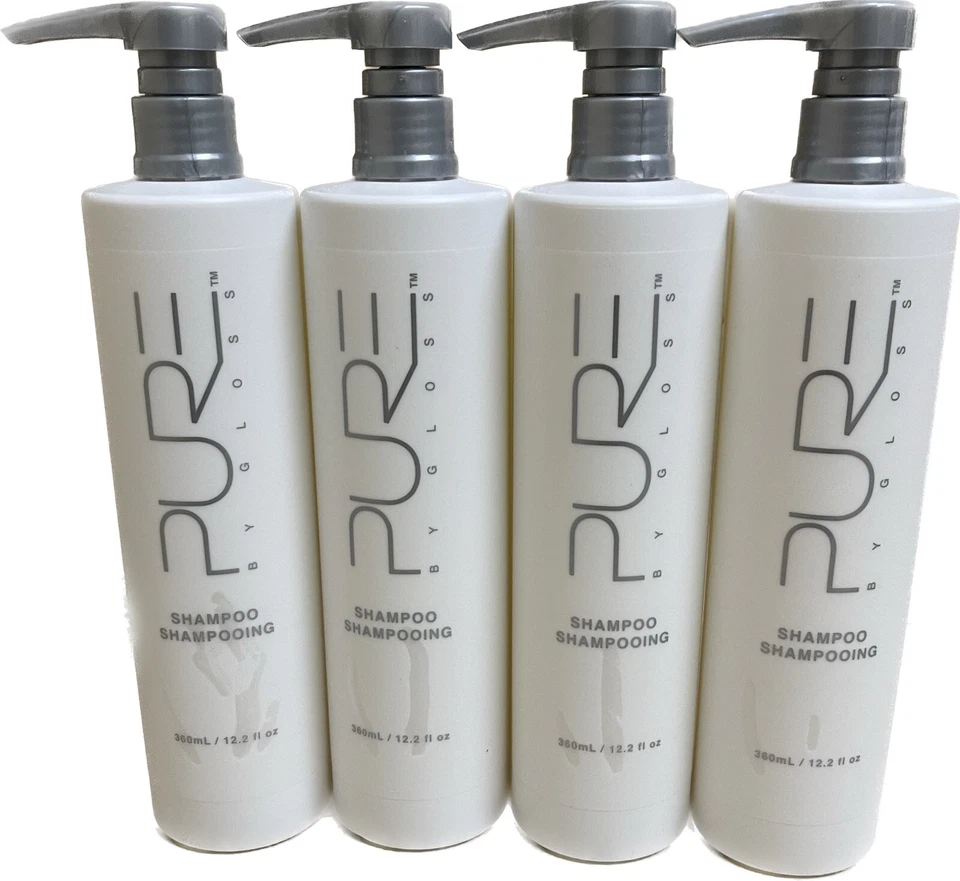 PURE BY GLOSS PURE Gloss 4x Shampoo - Intense Clean Lemon Infusion 12.2 oz Gilchrist & Soames