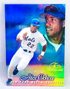 ALEX OCHOA - 1997 Flair Showcase Béisbol - FILA 1 ASIENTO 66 - NEW YORK METS - Imagen 1 de 2