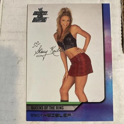 Stacy Keibler 2002 Fleer WWE Raw Vs. Smackdown Edition Wrestling Card #73  - Image 1 of 2