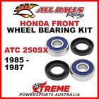 Front Wheel Bearing Kit Honda Atv Atc250sx Atc 250Sx 1985-1987, All Balls 25-131
