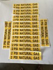 Kolbi Pipe Marker Self Adhesive Pipe Markers 3/4” Letters “2 PSI NATURAL GAS”