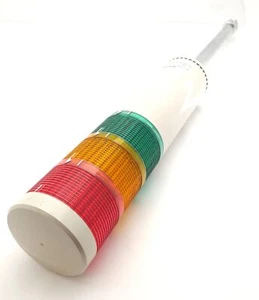 Patlite LU7-02FB LED Signal Alarm Light Tower, Red, Amber, Green Voltage: 24VDC  - Picture 1 of 6