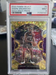 2020-21 Panini Select Concourse Fastbreak Gold Prizm/10 Andre Drummond #5 - Bild 1 von 3