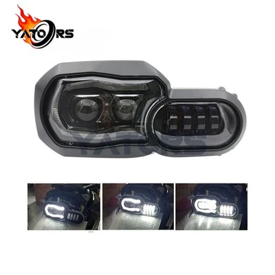 LED Headlight DRL Headlamp Projector For BMW F800GS F650GS F700GS ADV F800R - Image 1 of 4