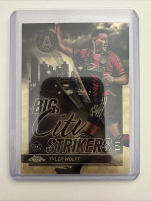 2024 Topps Chrome MLS - Tyler Wolff #SK-14 1/1 Superfractor (RC) Big City Strike - Image 1 of 2