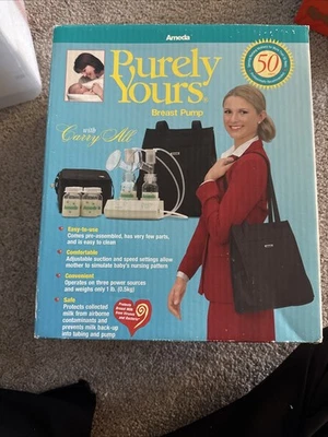 NUEVO Extractor de leche ultra doble Ameda Purely Yours con llevar todo Foto 1 de 4