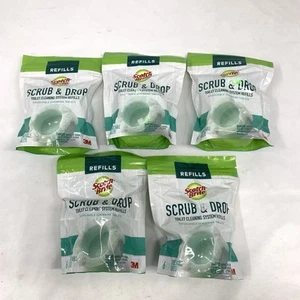 5 Pack Lot Scotch Brite Scrub & Drop Dissolvable Dual Use Refills/Pods 6ct - Picture 1 of 7