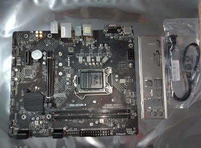 MSI PRO H10M-B Intel LGA 1200 Motherboard For 10th Gen CPU's - Image 1 of 3