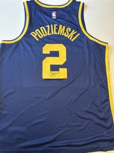 Brandin Podziemski Signed Autographed Jersey Jsa Coa . Golden State Warriors - Picture 1 of 3
