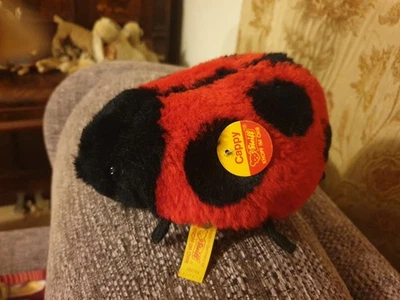 Vintage Steiff Cappy Ladybird button yellow tag chest tag - Image 1 of 3