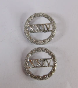 Anodized Military Collar Badges South Wales Borderers XXIV - Picture 1 of 2