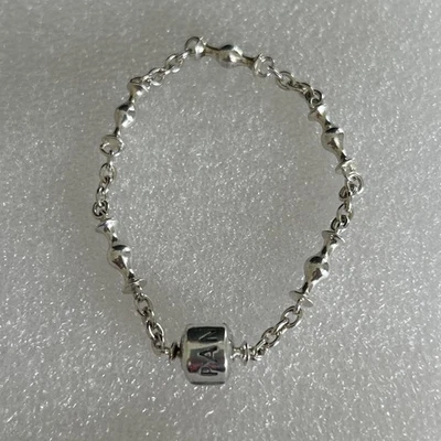 Genuine Pandora 🌟 5 Five Clip Station Bracelet  🌟 S925ALE 🌟 591704 🌟 17cm - Image 1 of 4