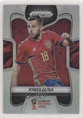 2018 Panini Prizm World Cup Silver Prizm Jordi Alba #203 - Image 1 of 2