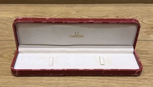 Original Original Vintage Omega Uhr Rot Präsentationsbox Gehäuse - Bild 1 von 4
