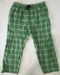 Awkward Style Damen Pyjamahose XL Extra Large grün kariert Pyjamahose Lounge - Bild 1 von 6